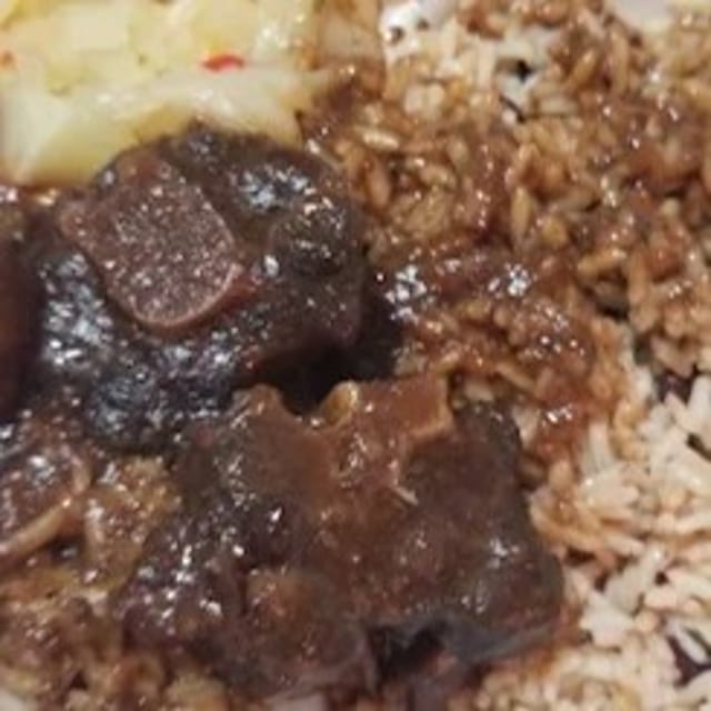 Brown Stewed Chicken.